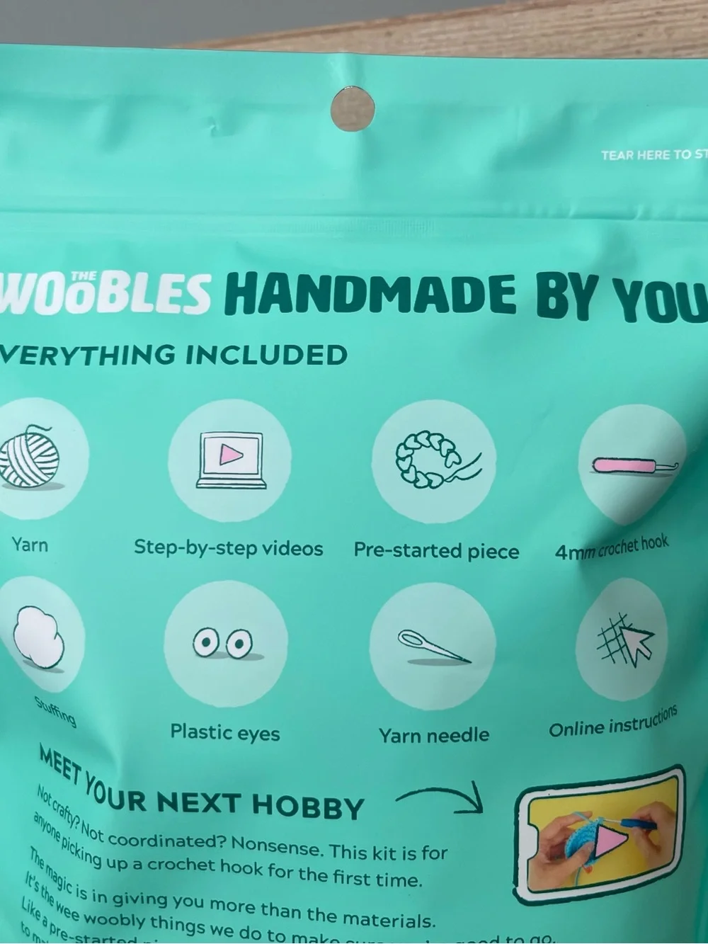NEW The Woobles Pierre & Le Petit Pierre Crochet Kit – Beginner Level B&N Crafts